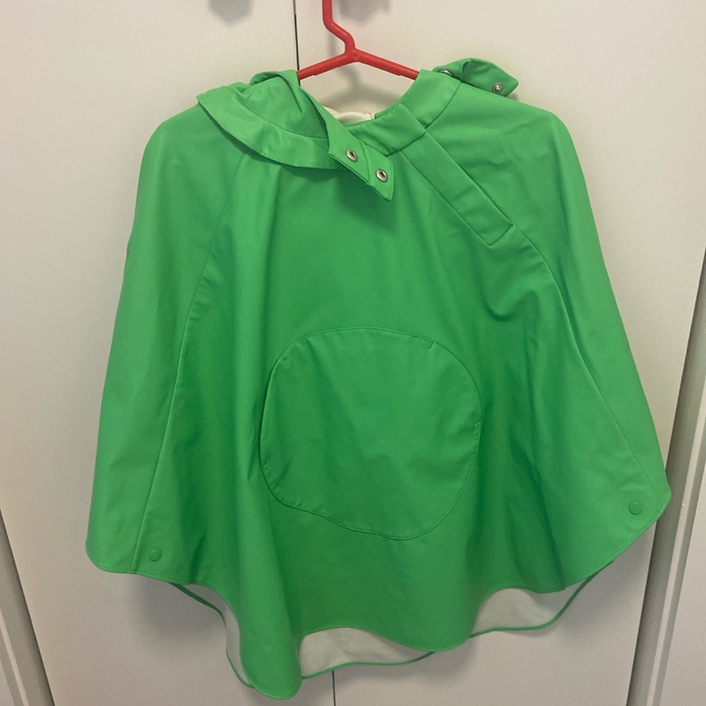 Cos raincoat with detachable hood